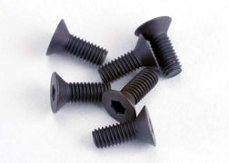 Traxxas 2550 3 x 8mm Countersunk Machine Screws (Pack of 6)