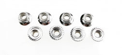 Traxxas 5147X Steel 5mm Nuts (8): E-Maxx, Slayer