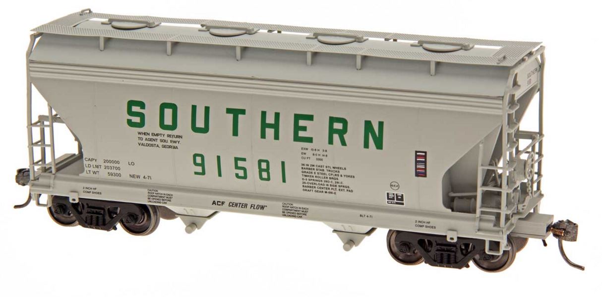 InterMountain 46524 HO Southern Railway ACF 2-Bay Center-Flow Covered Hopper Car