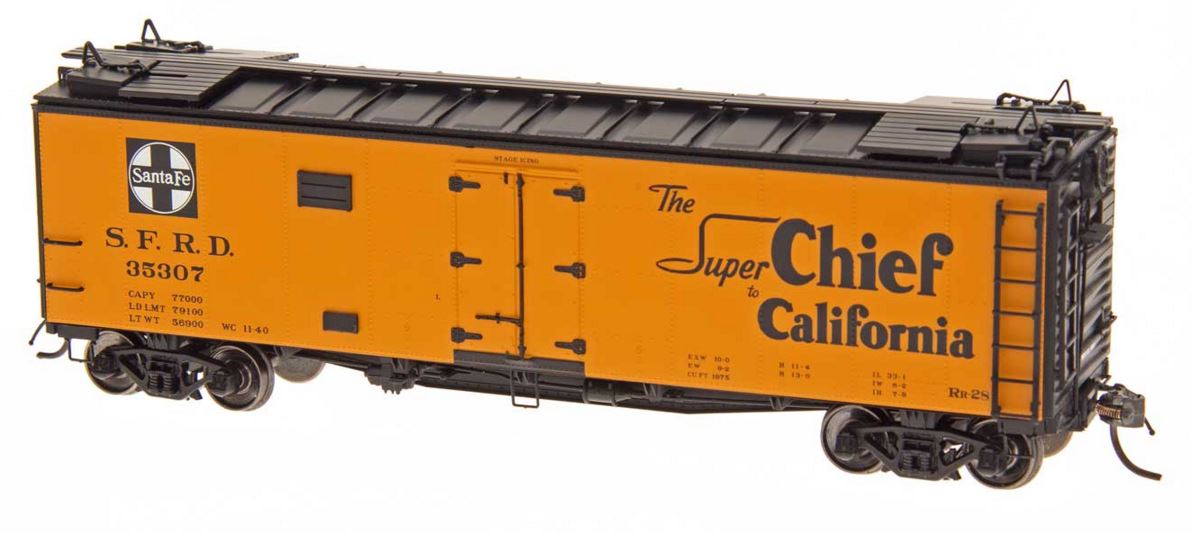 InterMountain 46113 HO Santa Fe "Super Chief" 40' Steel Ice Reefer Car