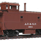 InterMountain 1101 HO Atchison, Topeka & Santa Fe Early Steel Caboose Car