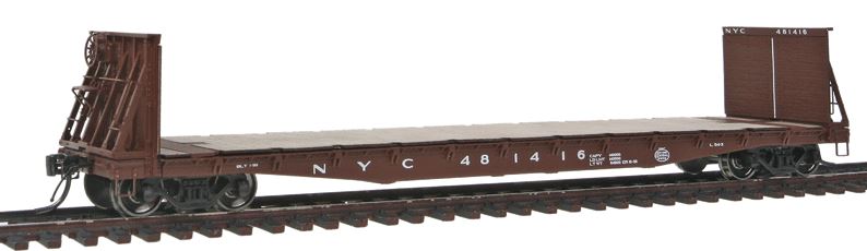 InterMountain 48752 HO New York Central 70-Ton Bulkhead Flatcar