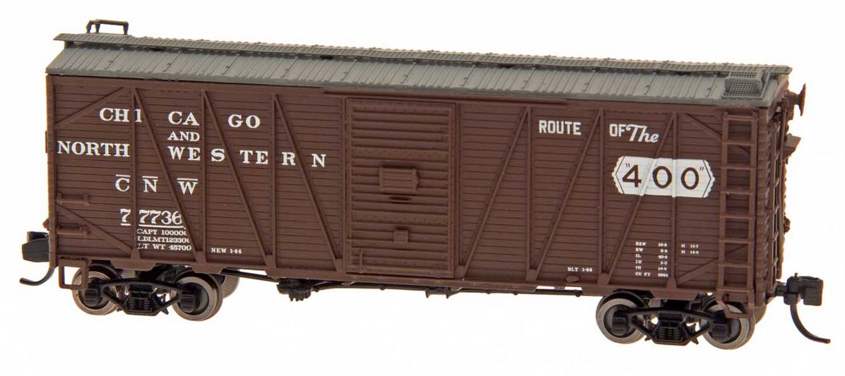 InterMountain 66072 N C&NW 40' War Emergency Single-Sheathed Wood Boxcar