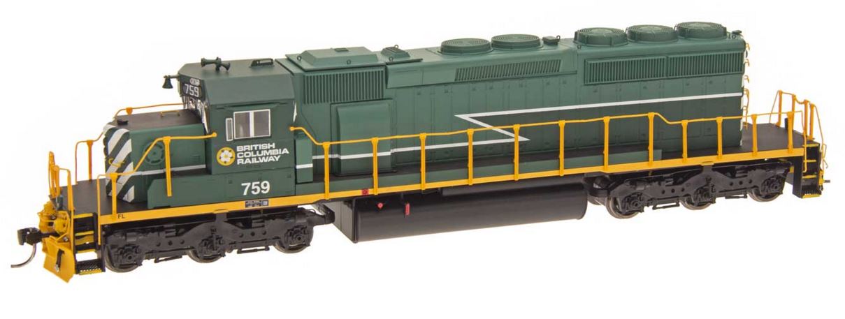 InterMountain 49351 HO British Columbia EMD SD40-2 Diesel Locomotive with DCC