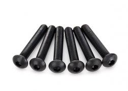 Traxxas 2596 Button-Head Hex Drive Screws, 4x25mm (6): X-Maxx