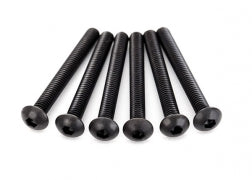 Traxxas 2598X Button-Head Hex Drive Screws, 4x30mm (6): X-Maxx