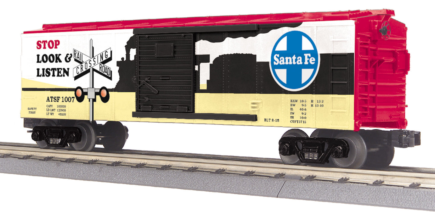 MTH 30-74829 O Santa Fe Steel Boxcar #1007