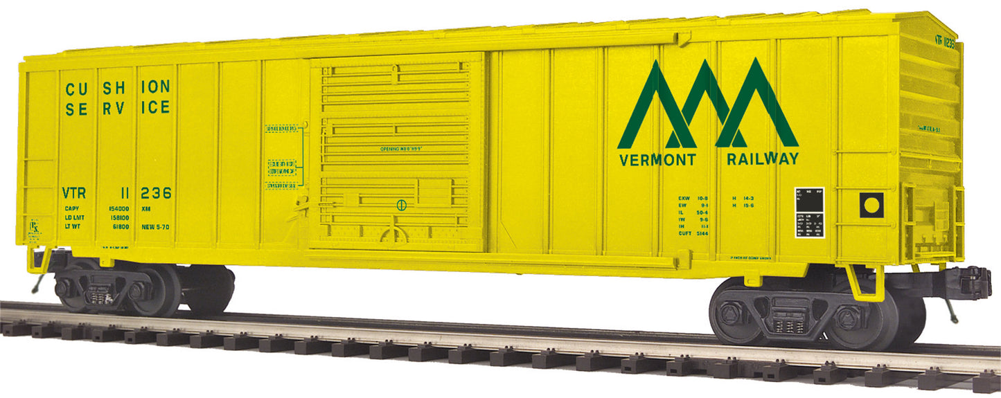 MTH 20-93646 O Vermont Railway 50' Boxcar - 3-Rail - Premier®