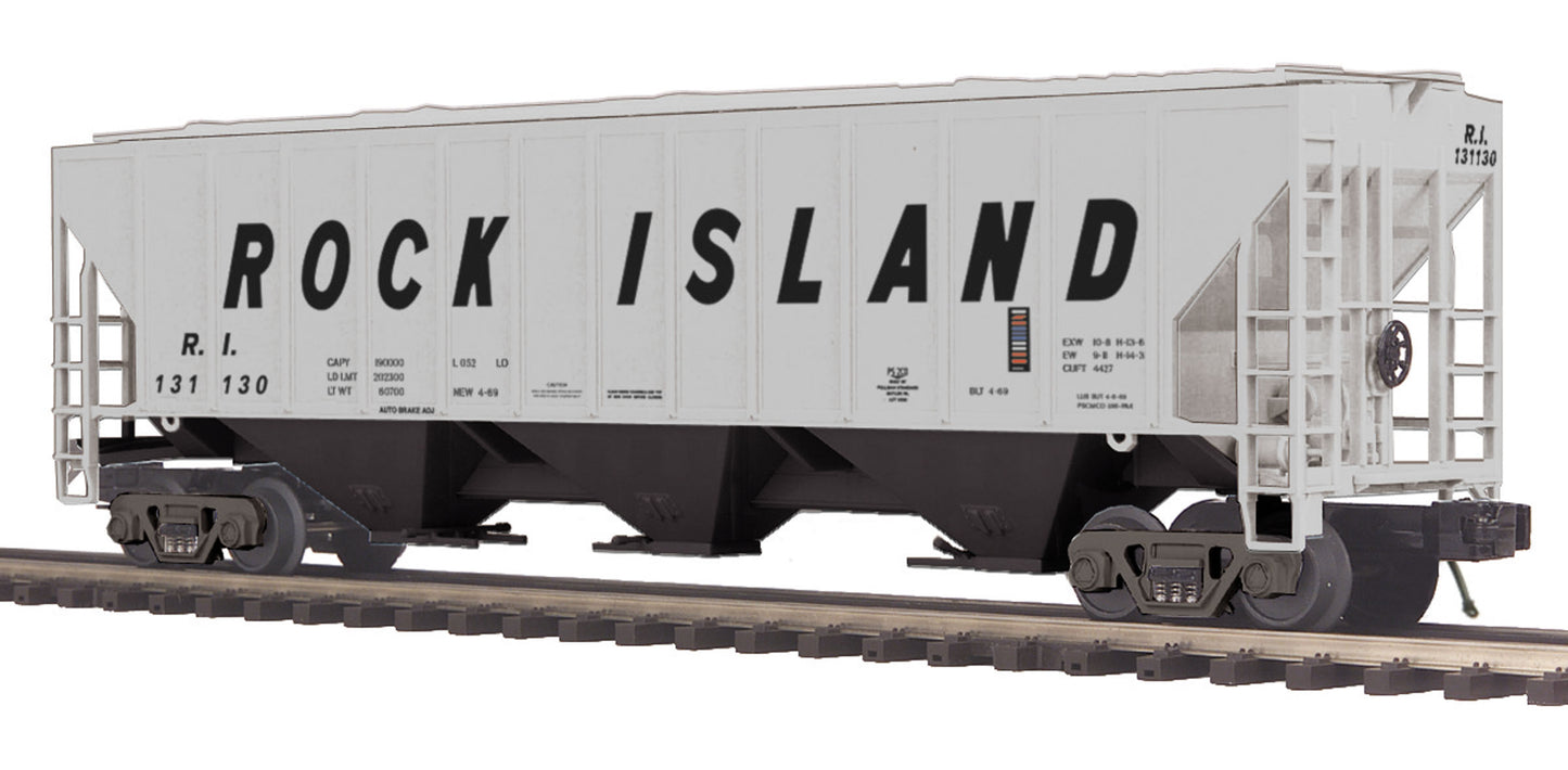 MTH 20-97332 O Rock Island PS-2CD High-Side Covered Hopper - 3-Rail - Premier®