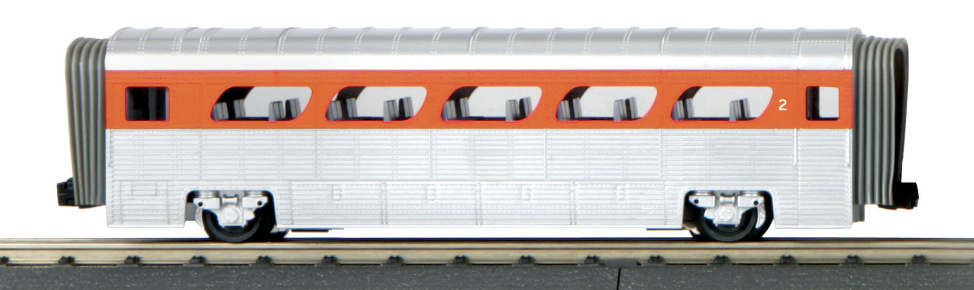 MTH 30-6181 O Union Pacific GM Aerotrain Coach - 3-Rail - RailKing® Scale