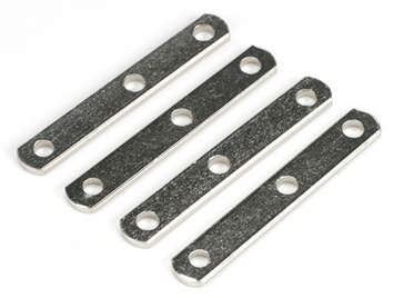 Dubro 202 Nickel Plated Steel Straps (Pack of 4)
