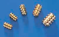 Dubro 391 4-40 Threaded Inserts Brass (Pack of 4)