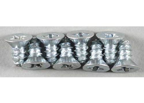 Dubro 2295 3x6mm Flat Head Self-Tap Screws (8)