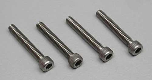 Dubro 3117 4-40x3/4 Stainless Steel Socket Head Cap Screws (Pack of 4)