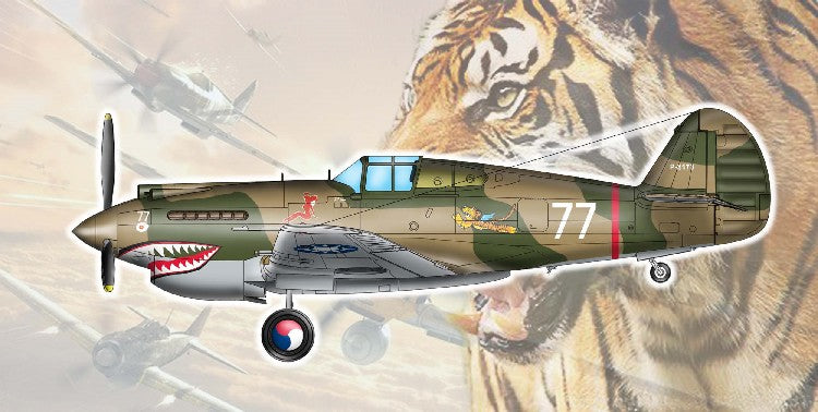 Trumpeter 05807 1:48 Hawk 81A-2 (Flying Tigers) Military Aircraft Plane Kit