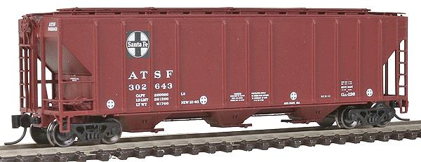 ExactRail EP-80165-17 HO Santa Fe P-S 4427 Cu Ft Grain Hopper ATSF #302643