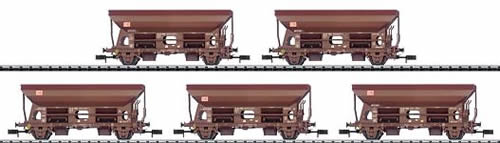 Trix 15391 N Deutsche Bahn AG Side Dump Car Freight Car Set (5)