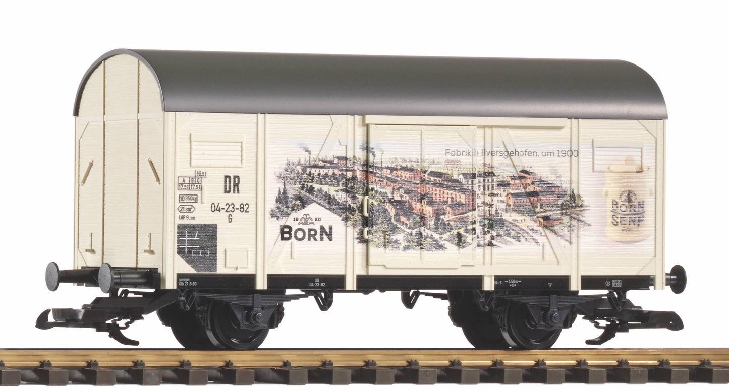 Piko 37965 G Deutsche Reichsbahn III G10 Boxcar with Born Advertising