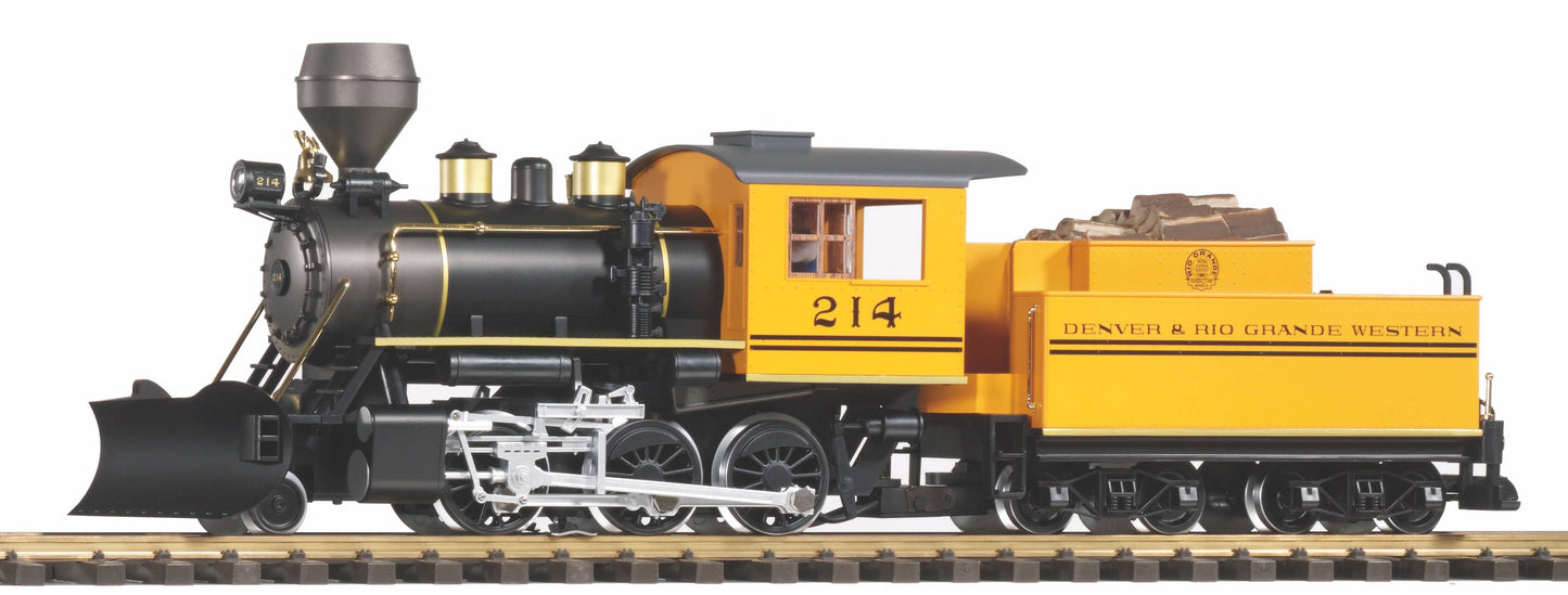 Piko 38234 G D&RGW Mogul 2-6-0 Steam Locomotive with Sound #214