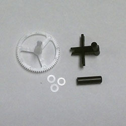 BLADE BLH2717 Lower Rotor Head, Outer Shaft/Gear, Washers (3)