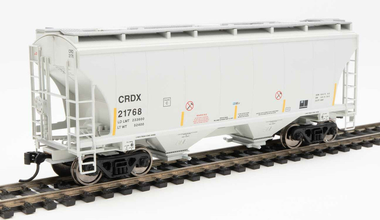 Walthers 910-7574 HO CRDX RTR  39' Trinity 3281 2-Bay Covered Hopper #21768