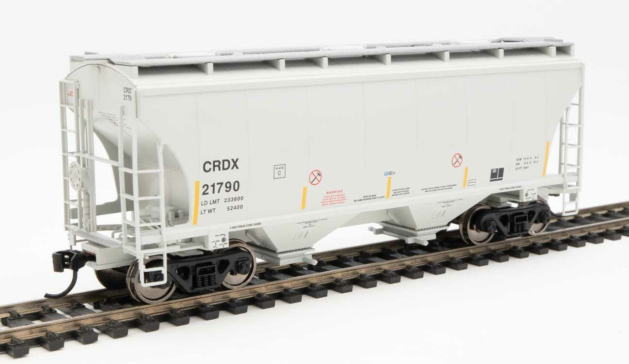 Walthers 910-7576 HO CRDX RTR  39' Trinity 3281 2-Bay Covered Hopper #21790