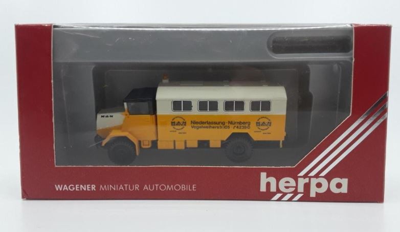 Herpa 850002 HO Truck Zubehor Yellow and White