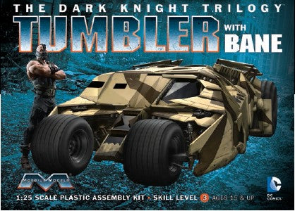 Moebius Models 967 1:25 Batman The Dark Knigh Batmobile Tumbler w/ Bane