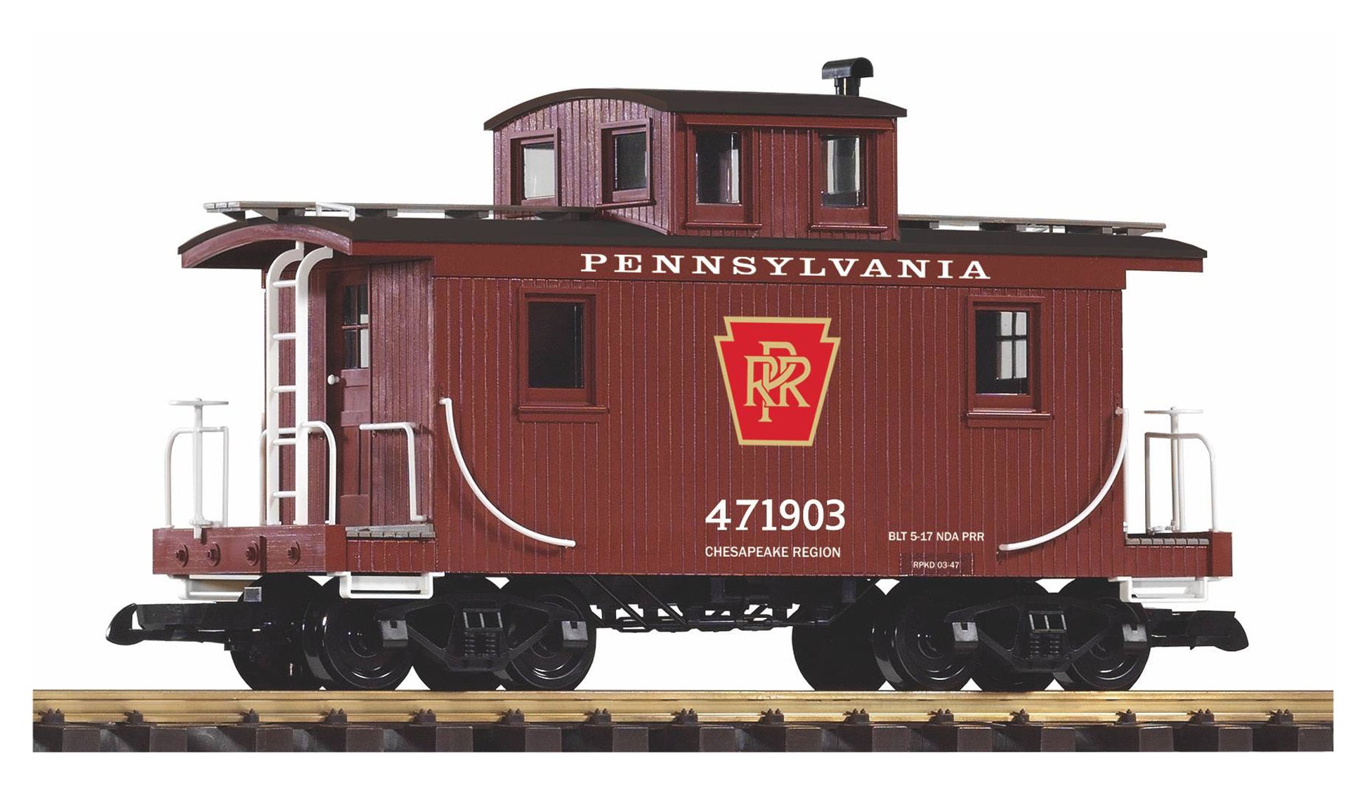 Piko 38946 G Pennsylvania Wood Caboose Car #471903