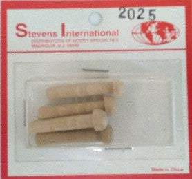 Stevens International 2025 1-1/4" x 1/4" Axles Wooden Pegs (Pack of 4)