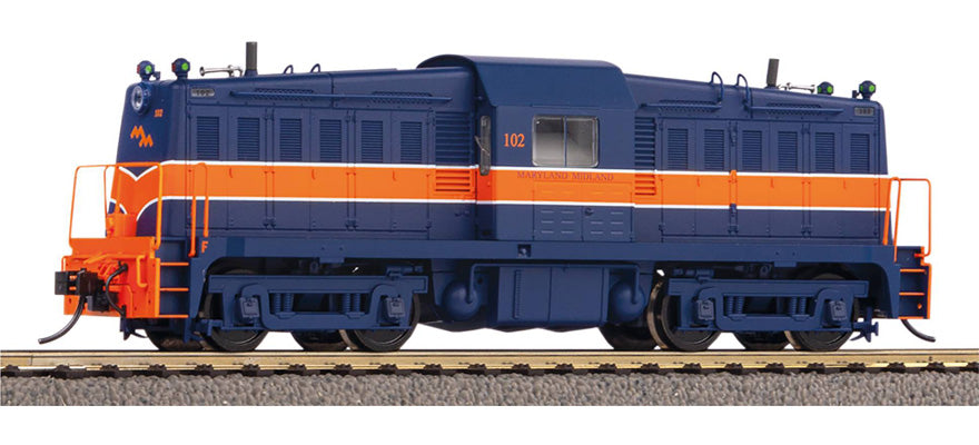 Piko 52468 HO Maryland Midland Whitcomb 65T Diesel Locomotive without Sound #102
