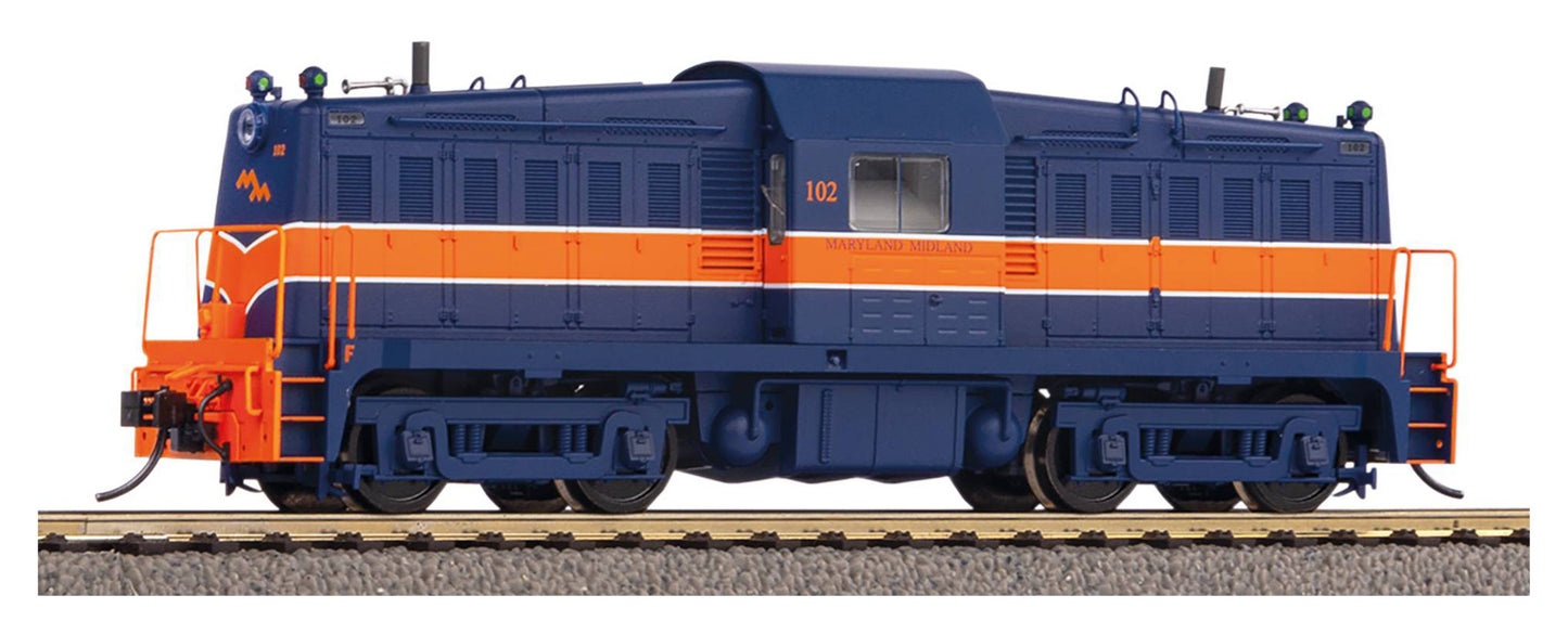 Piko 52469 HO Maryland Midland Whitcomb 65T Diesel Locomotive with Sound #102