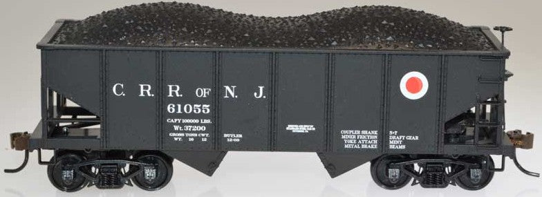 Bowser 57007 HO Central Railroad of New Jersey GLa 2-Bay Hopper #61062