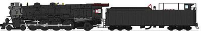 Broadway Limited 3075 N Painted & Unlettered PRR Class M1a 4-8-2 w/Sound & DCC