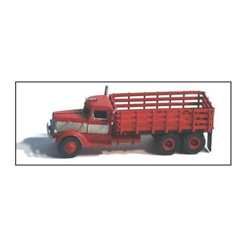 GHQ 56003 N Peterbuilt 334 Stake Truck Unpainted Metal Kit