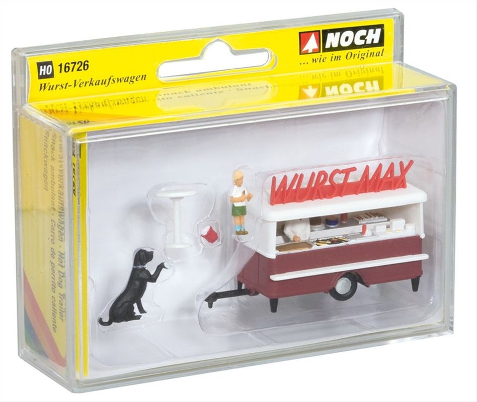 Noch 16726 HO Scale Hot Dog Trailer