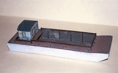 Sea Port Model Works H1101N N Square Bow Barge Kit with Cabin Shop