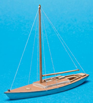Sea Port Model Works H138 1:87 30’ Sloop/Sailboat
