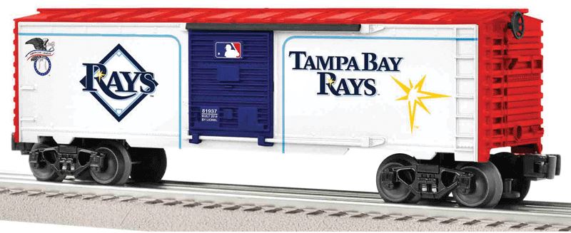 Lionel 6-81937 O Tampa Bay Rays Boxcar - 3-Rail