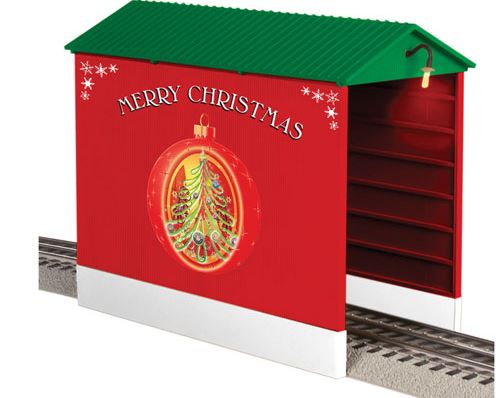 Lionel 6-81627 O Christmas Hopper Shed with 2 Exterior Lights