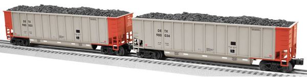 Lionel 6-19377 O Detroit Edison DETX Gondola w/ Load #98000/980036 (Pack of 2)