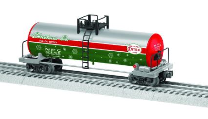 Lionel 6-83308 O North Pole Central Unibody Tank Car