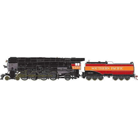 Athearn G97058 HO Southern Pacific 4-8-2 MT-4 Steam Loco w/Skyline Casing #4350