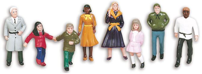 Lionel 6-21369 O Walking Figures (Set of 8)