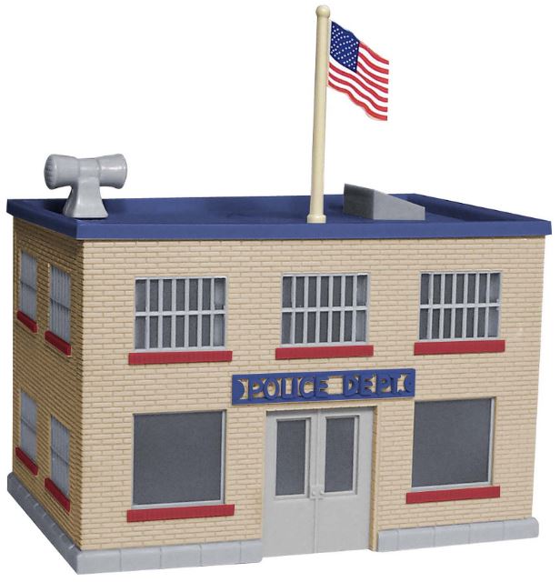K-Line 6-21379 O Scale Lionel Police Station Snap Together Building Kit