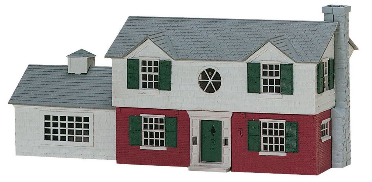 K-Line 6-21380 O Scale By Lionel Colonial House Plastic Kit