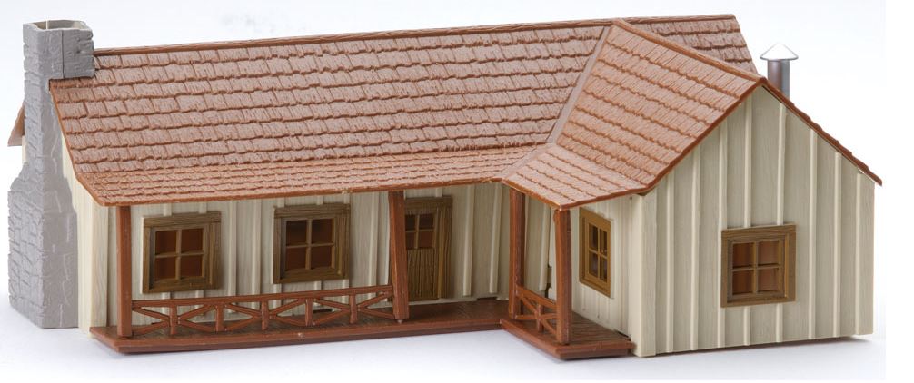 Lionel 6-21388 O Country L-Shaped Ranch House Building Kit
