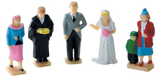 Lionel 6-21444 O City & Church Figures (Set of 5)