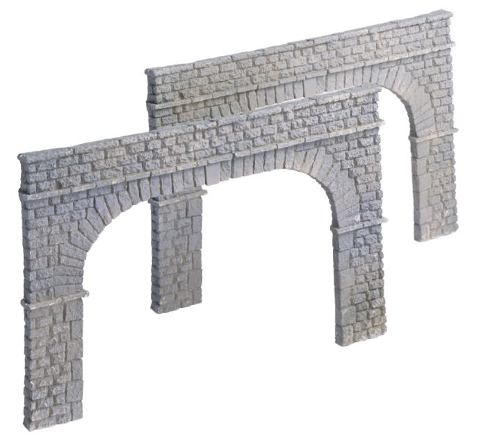 Lionel 6-21454 O Double Tunnel Portals (Set of 2)