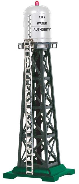Lionel 6-22194 O Gauge City Water Authority Tank Tower Kit with Light